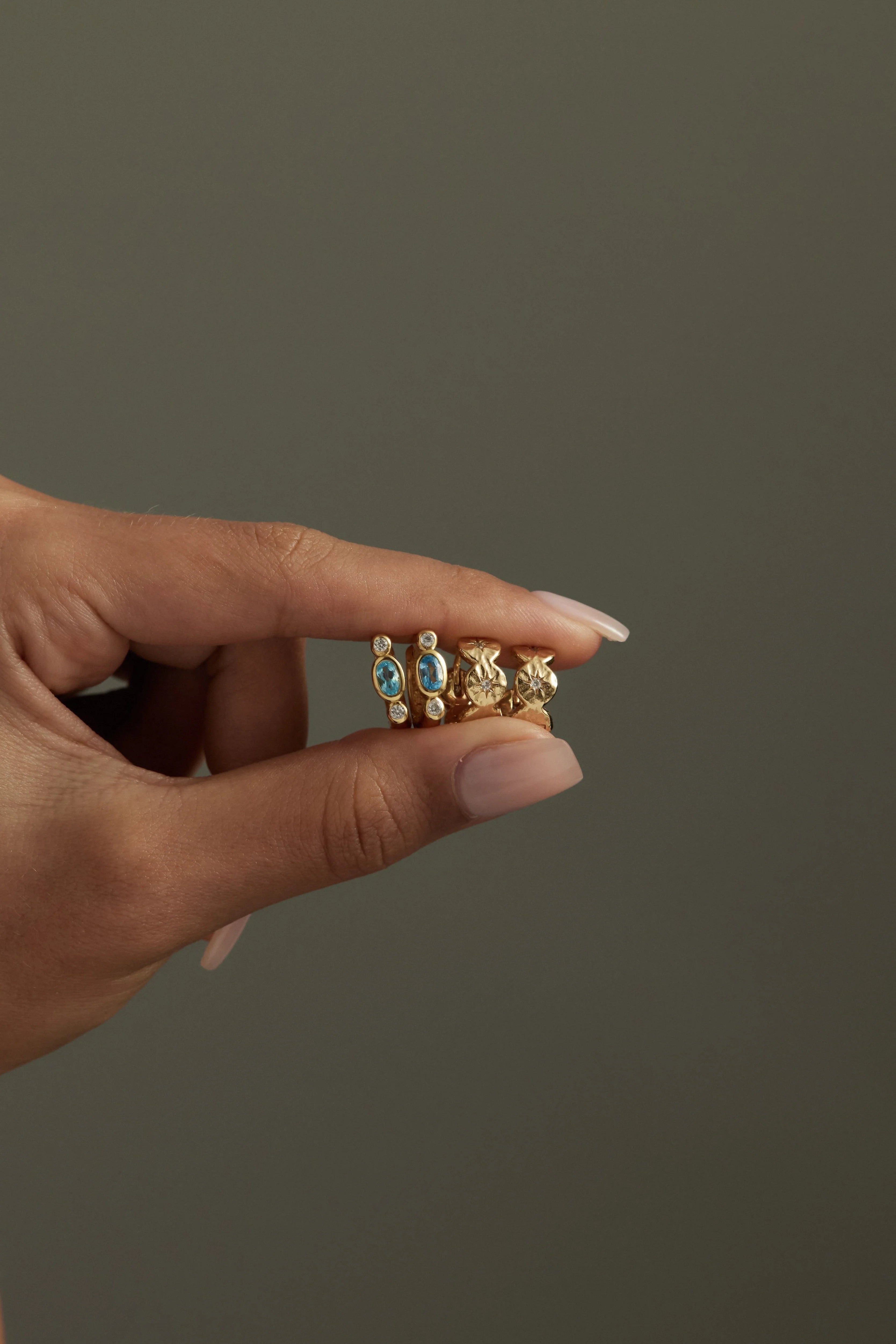 Toni May Étoile Gold Hoops