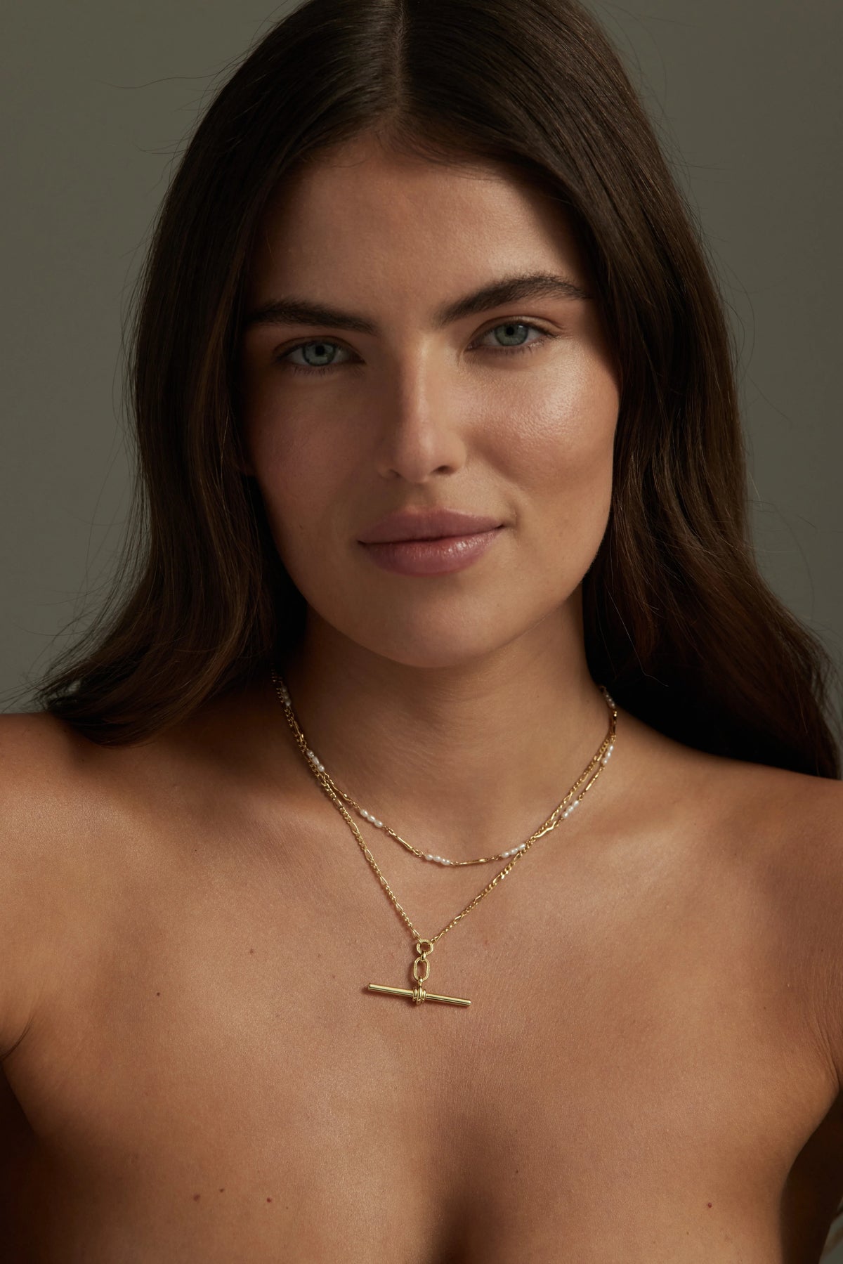 Toni May Aphrodite Pearl Gold Necklace
