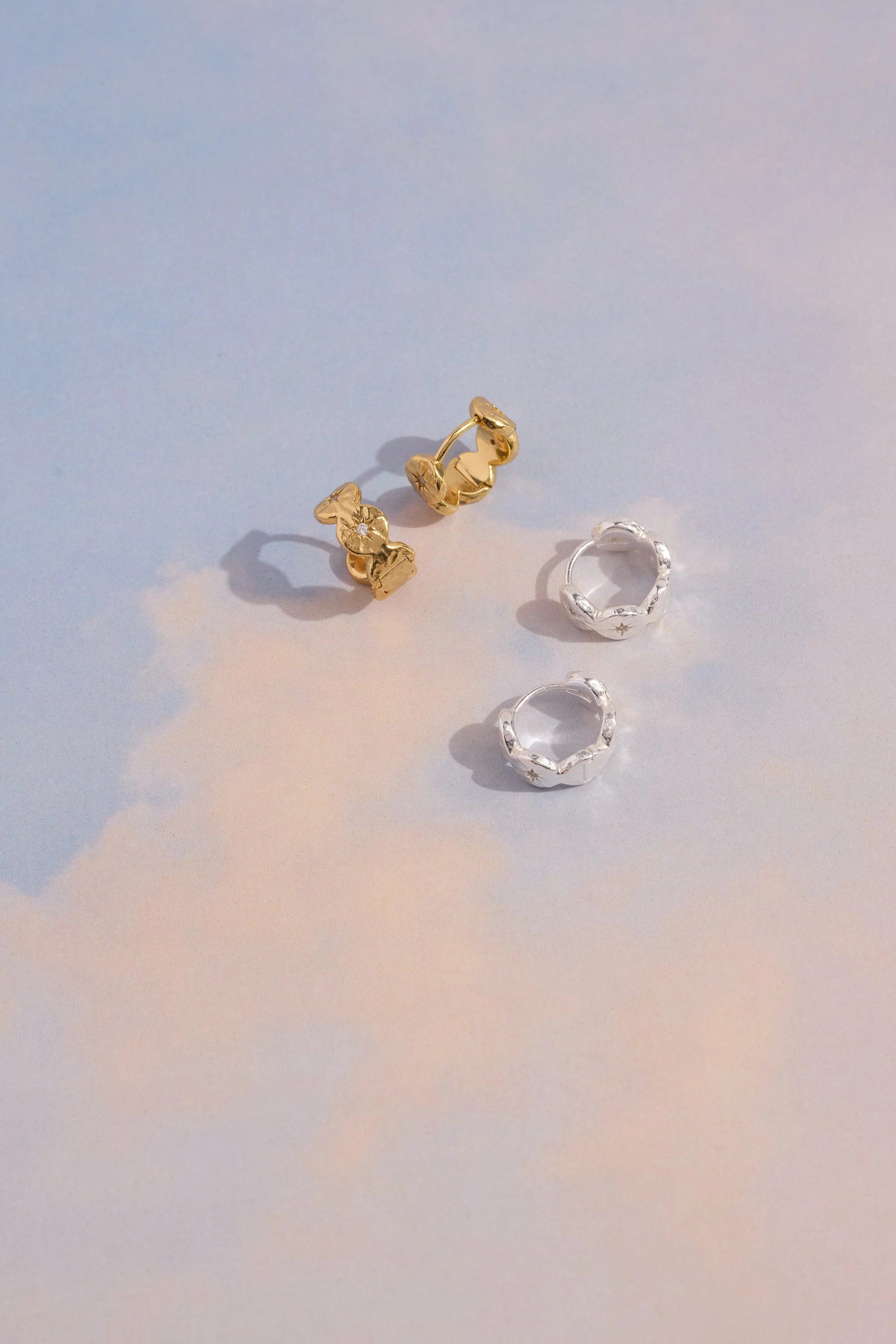 Toni May Étoile Silver Hoops