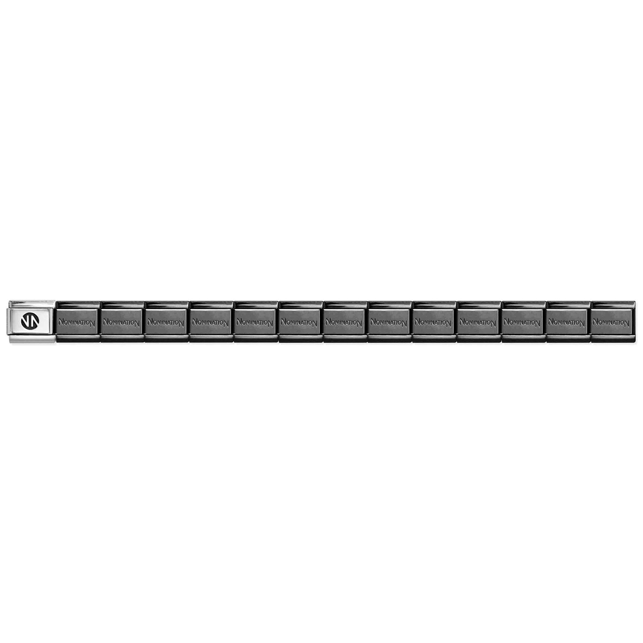 COMPOSABLE CLASSIC BRACELET BASE  BLACK IP* (14 links)