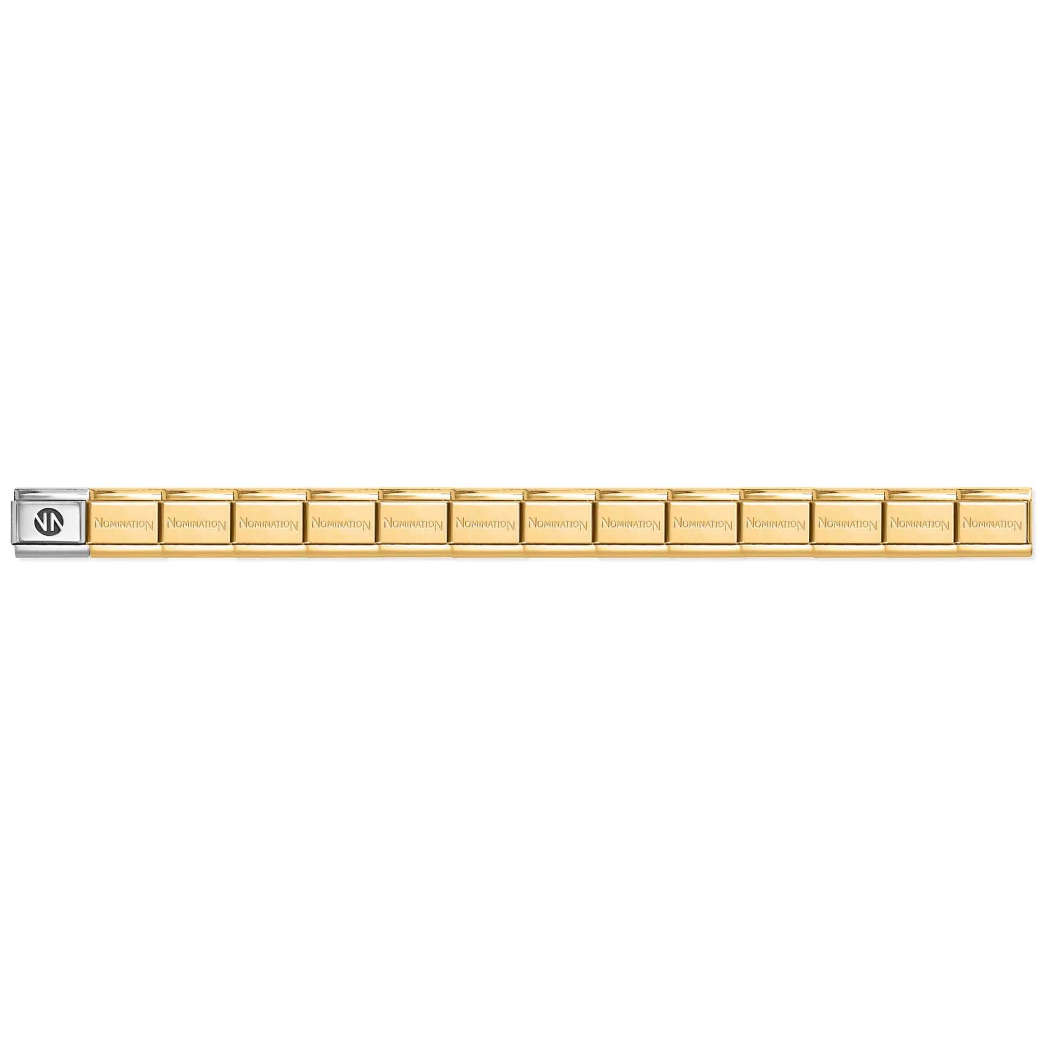 COMPOSABLE CLASSIC BRACELET BASE  POLISHED GOLD PLATED STAINLESS STEEL* (14 links)