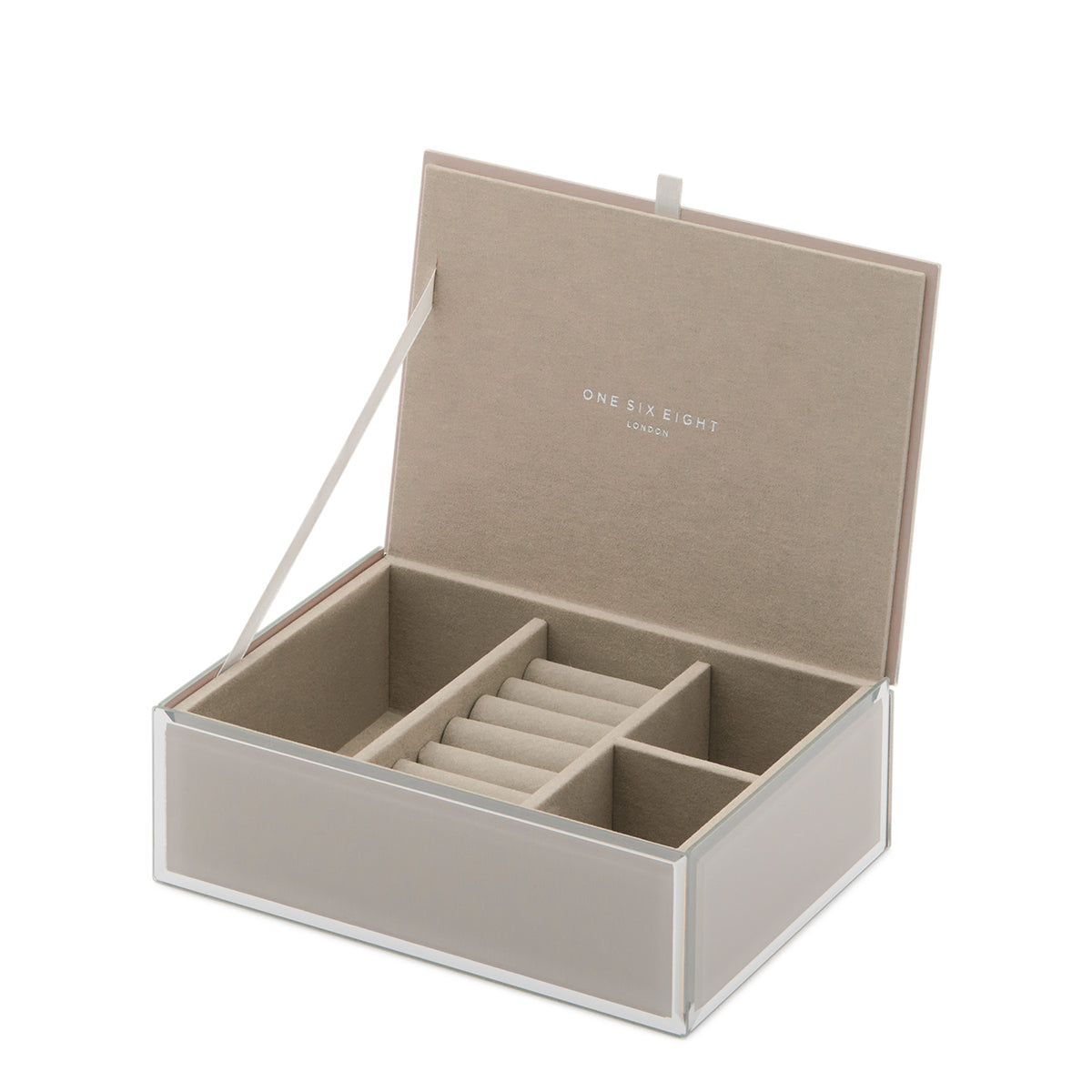 Sara Cool Grey Medium Jewellery Box