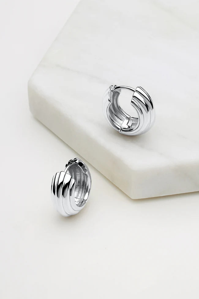 Zafino Eliza Hoops- Silver