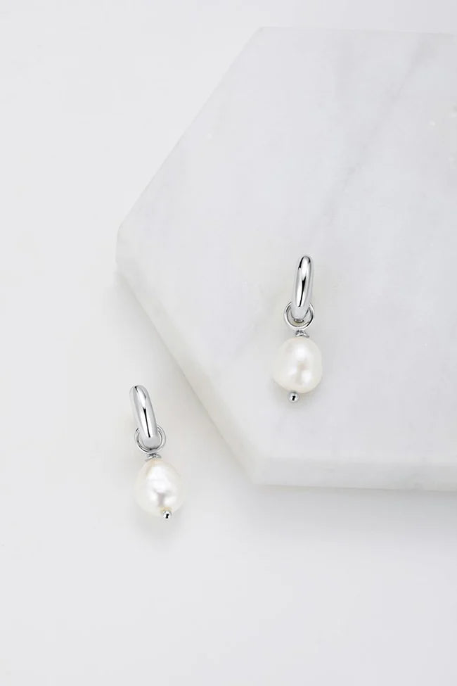 Zafino Charlie Mini Hoop- Silver