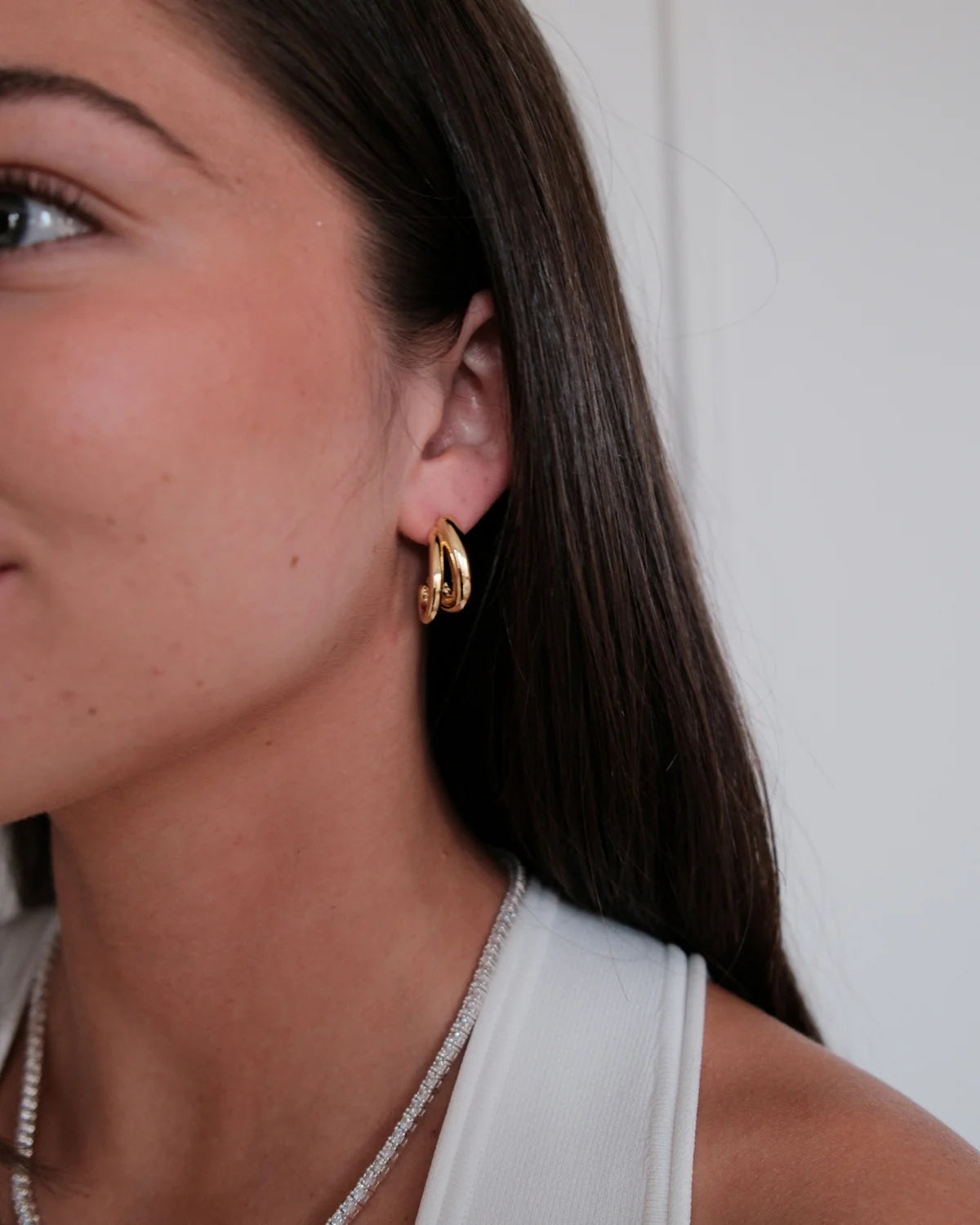 Zafino Aria Hoop - Gold
