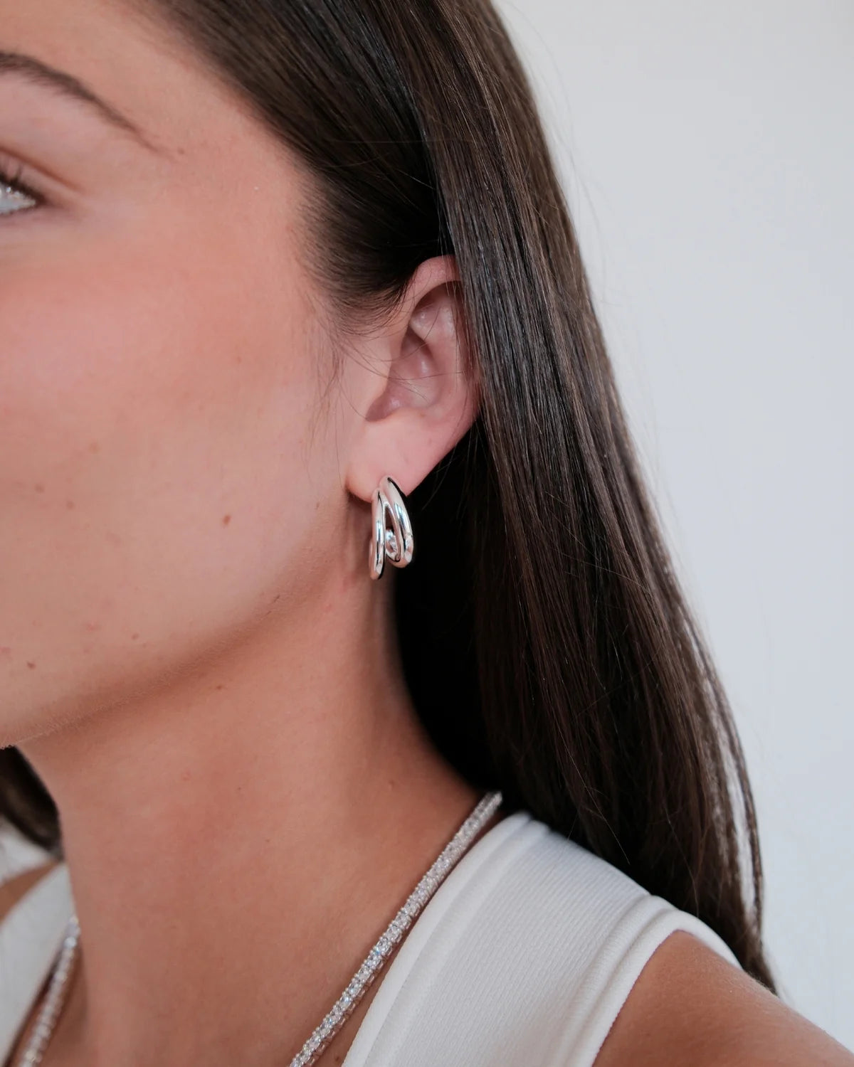 Zafino Aria Hoop - Silver