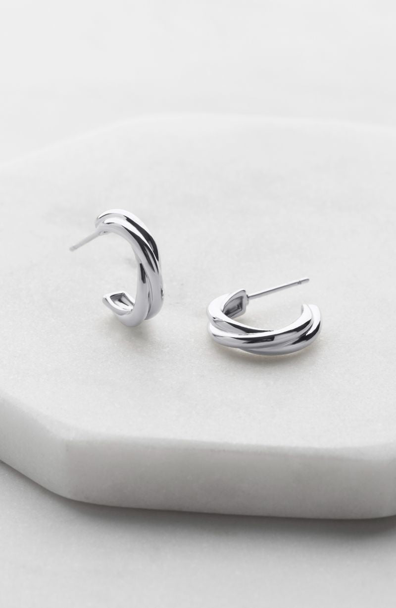 Zafino Eloise Hoop - Silver