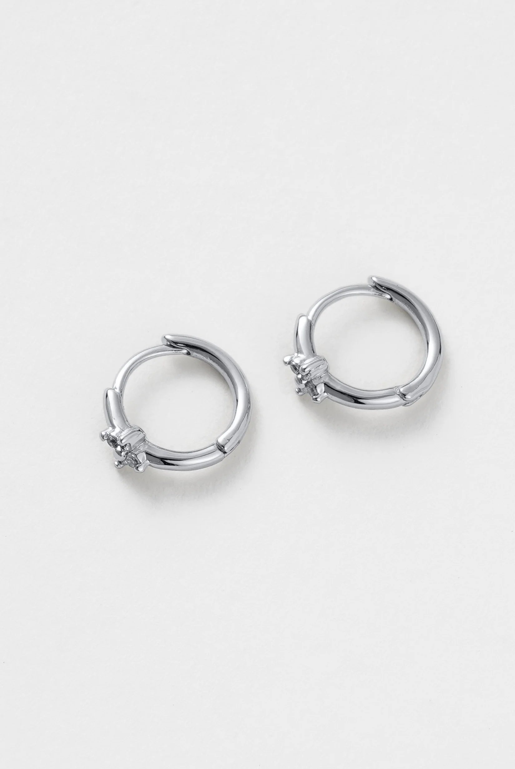Zafino Ivy Huggie- Silver