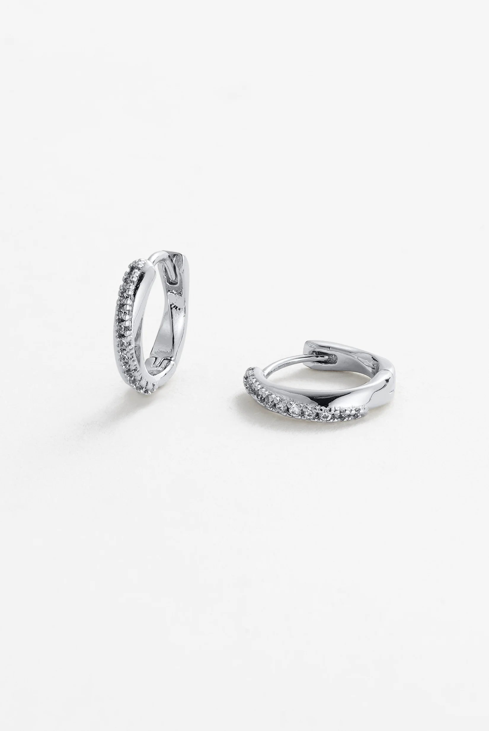 Zafino Celeste Huggie-Silver