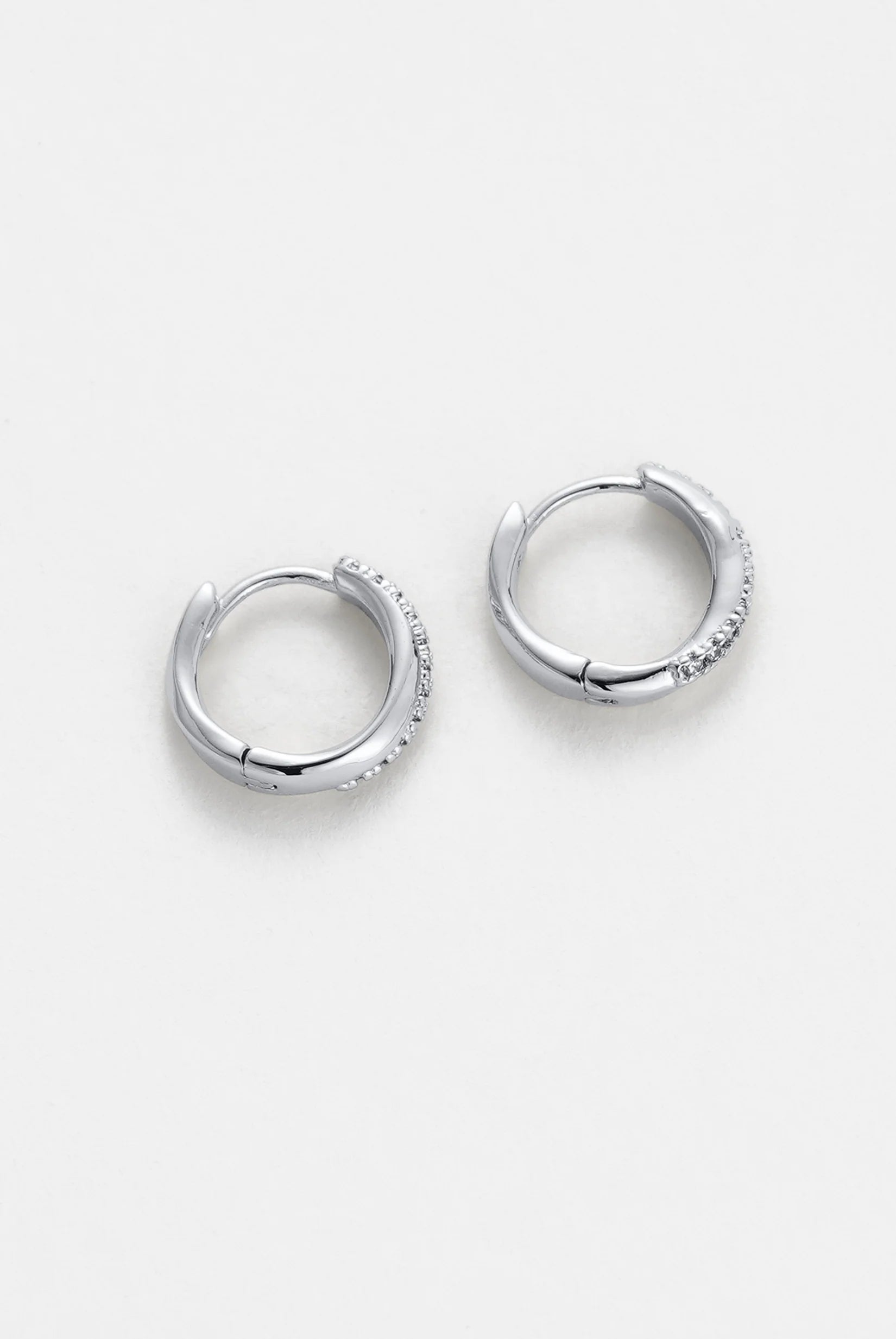 Zafino Celeste Huggie-Silver