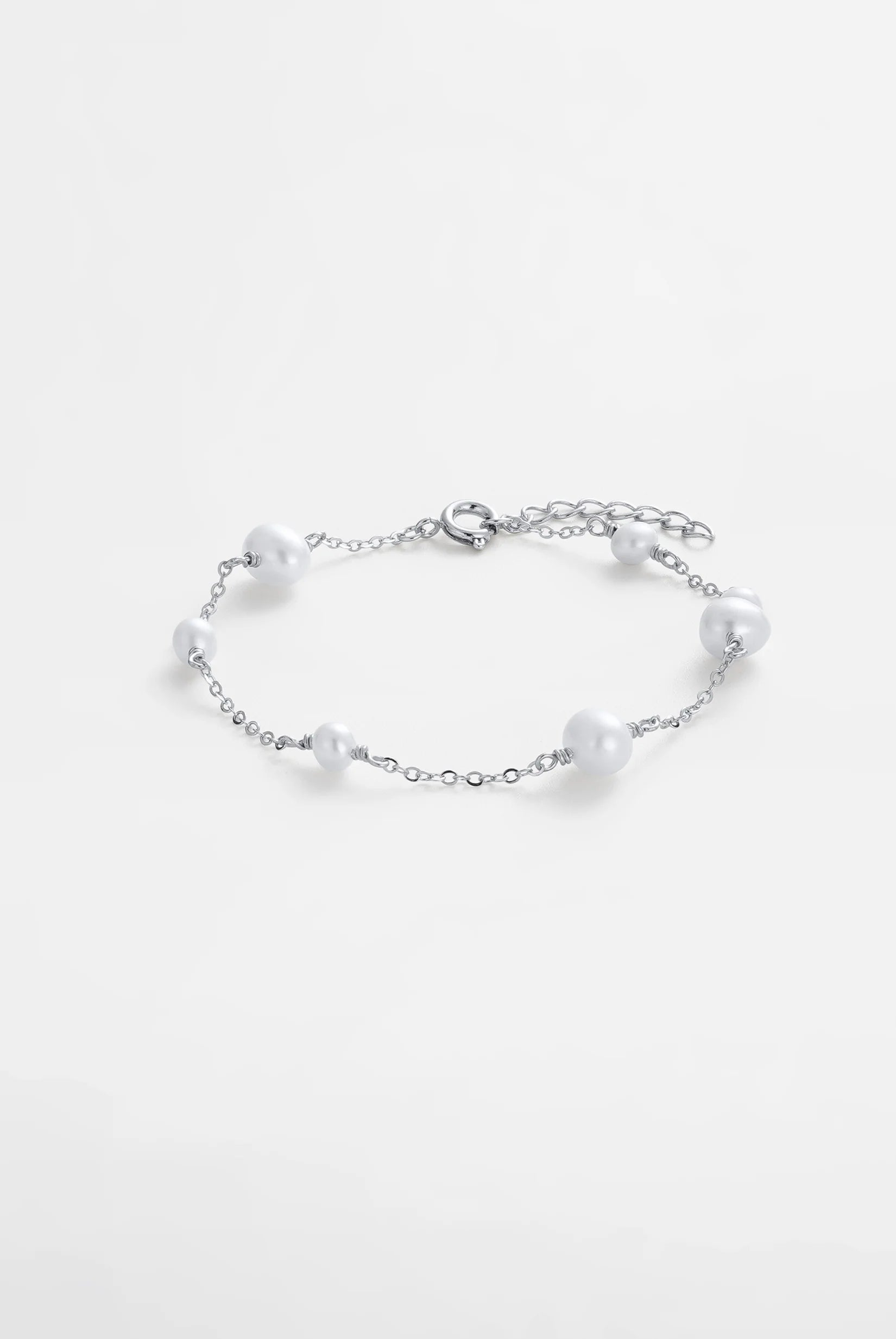Zafino Luna Pearl Bracelet  Silver
