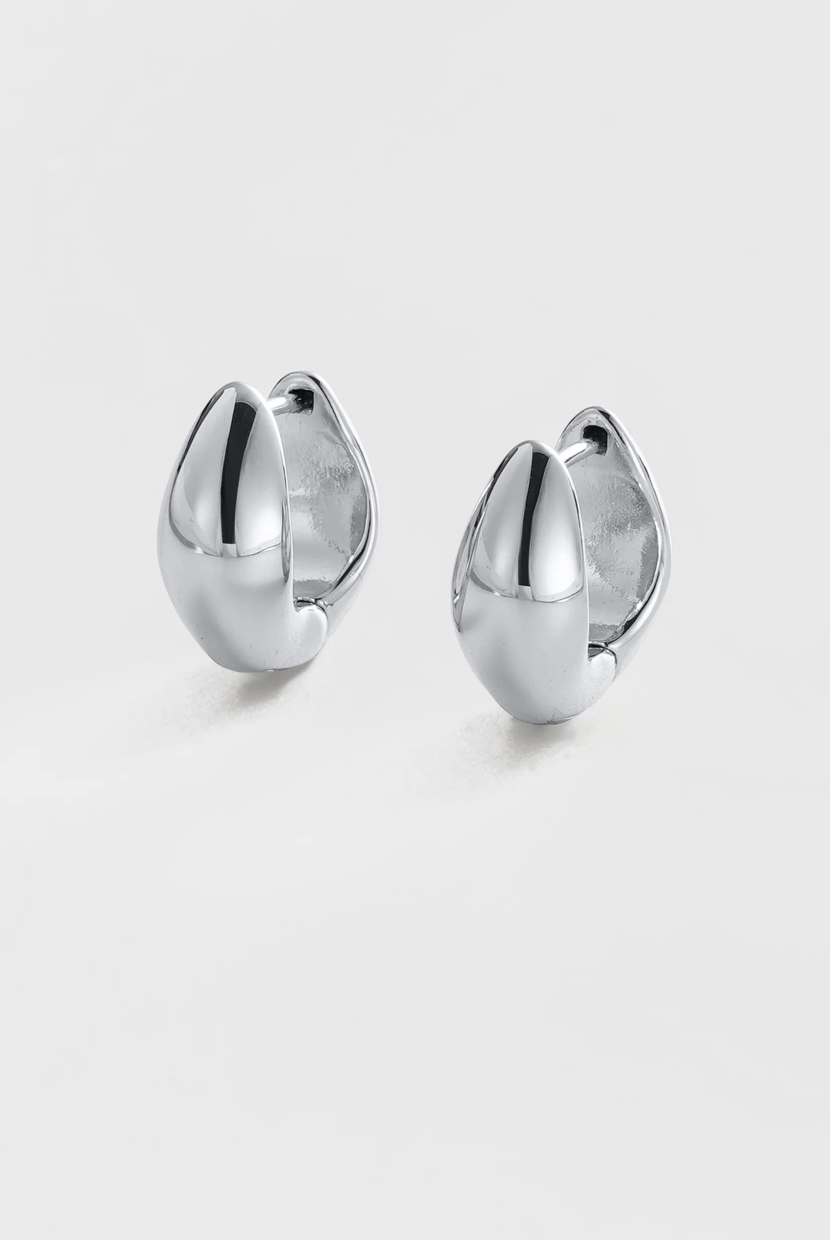 Zafino Margot Hoop Silver