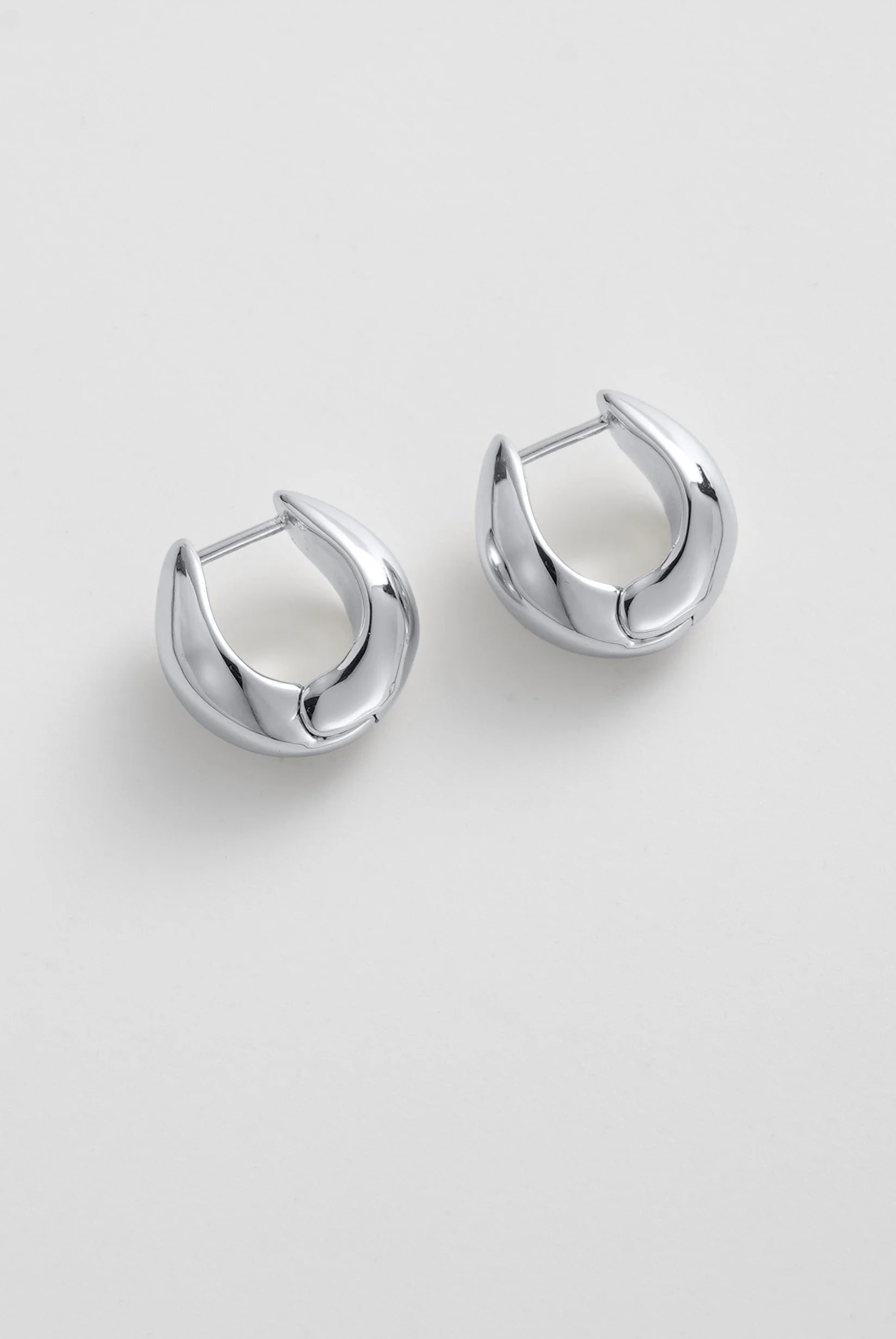 Zafino Margot Hoop Silver