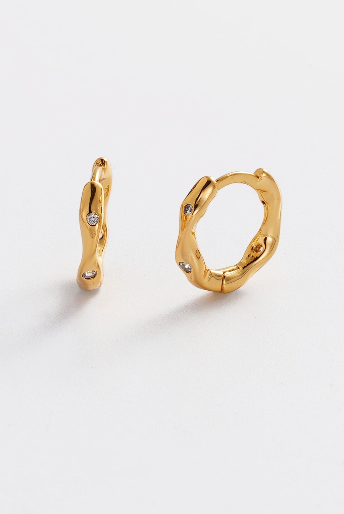 Zafino June Huggie Gold