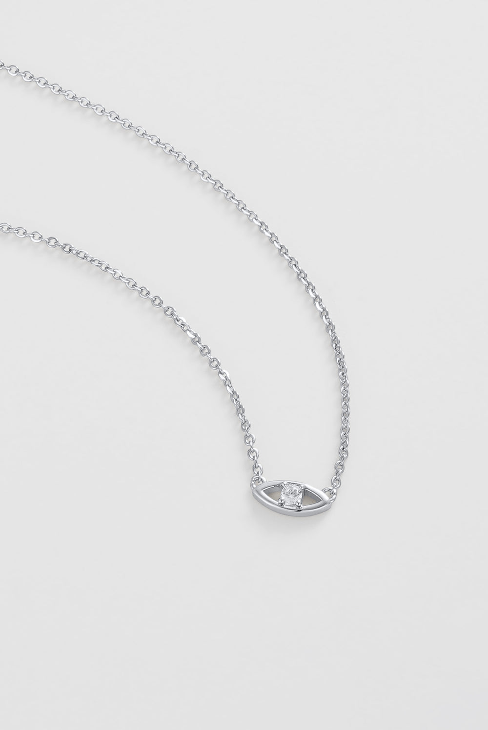 Zafino Evil Eye Necklace - Silver