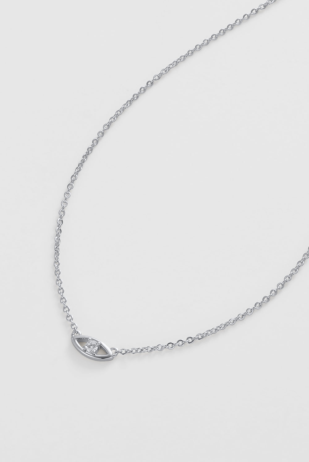Zafino Evil Eye Necklace - Silver