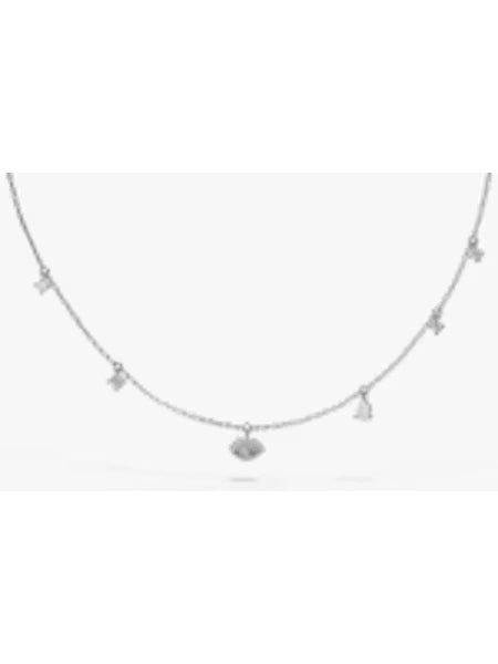 By Charlotte Sterling Silver Hope and Protection Necklace