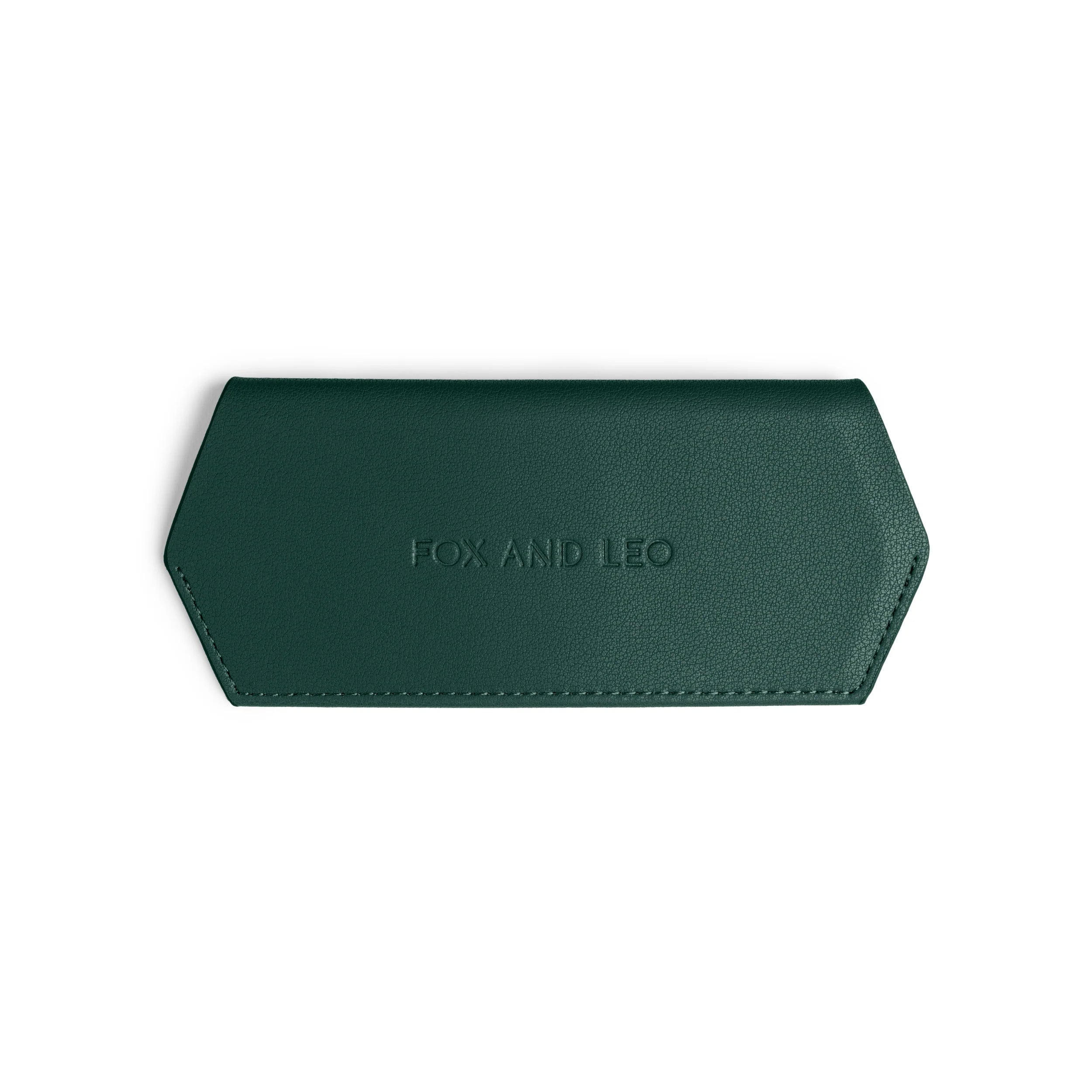 Fox and Leo Slimline Glasses Case - Forest