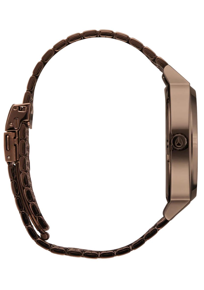 Nixon Time Teller Solar Chocolate/ Cappuccino