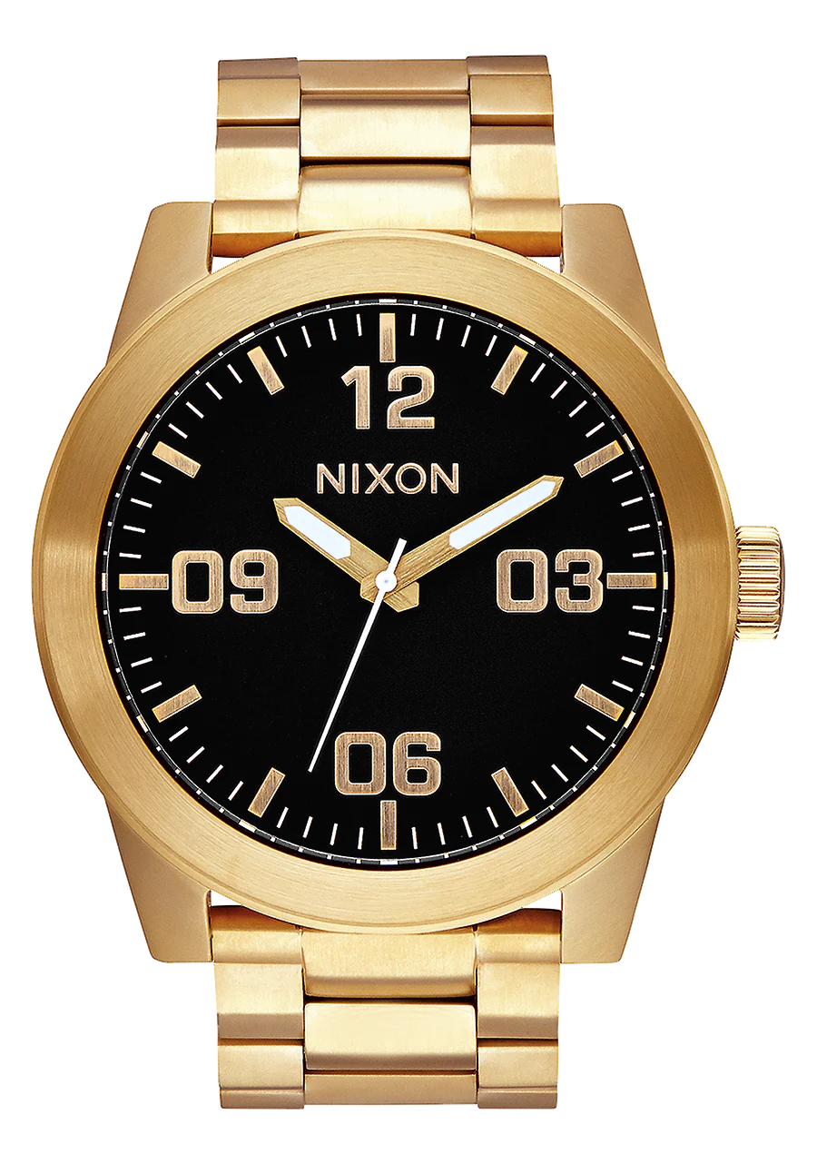 Nixon Corpal Stainless Steel All Gold and Black