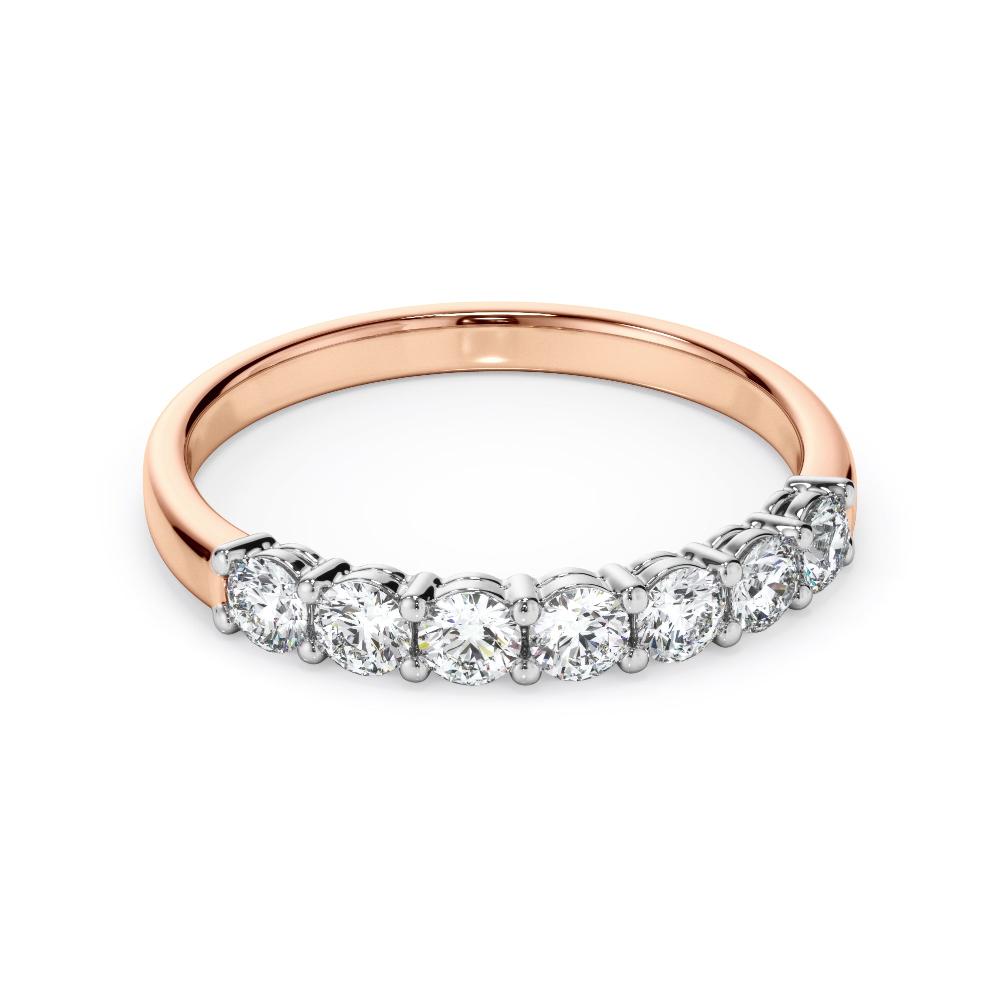 18ct Rose Gold 0.56ct Round Brilliant Cut Diamond Ring