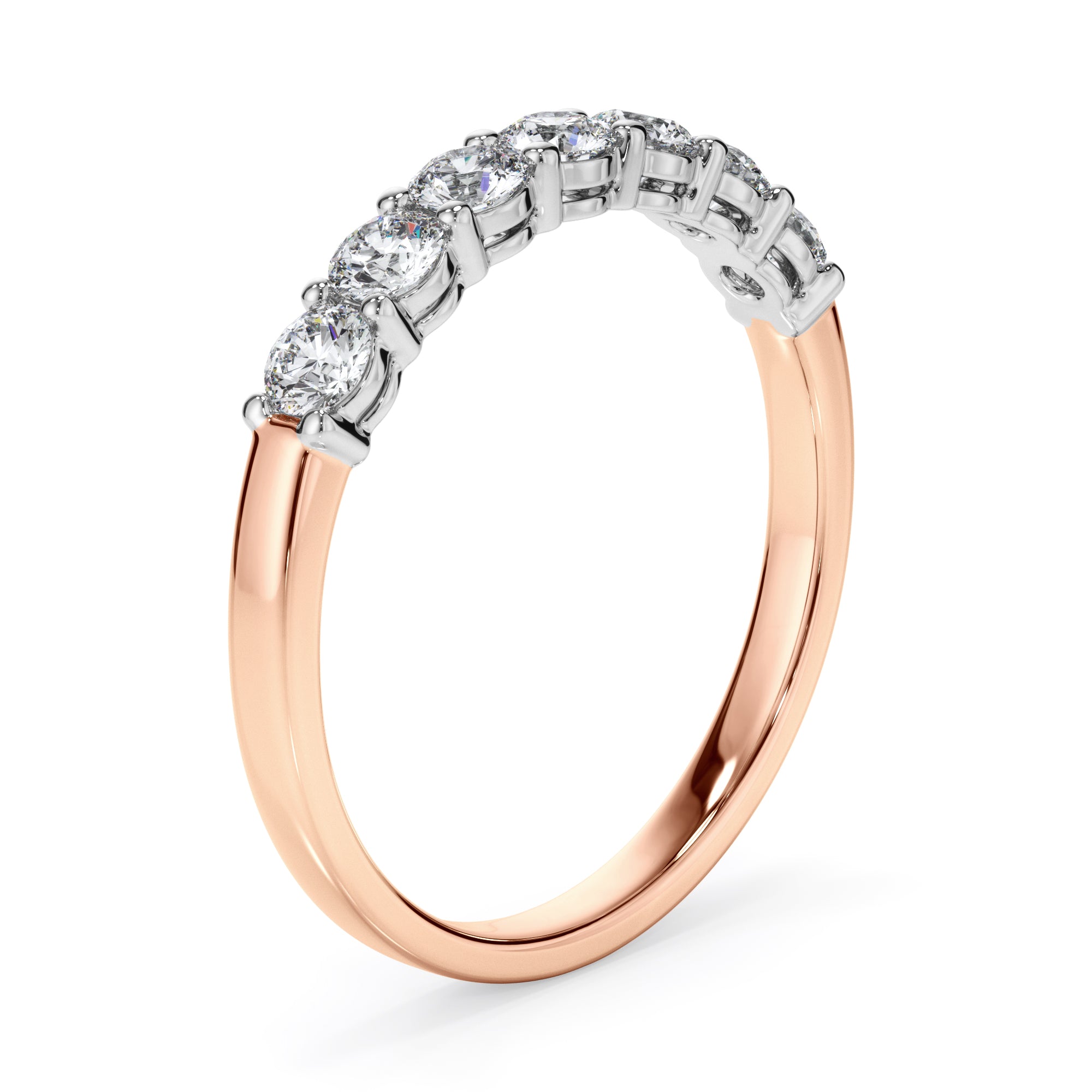 18ct Rose Gold 0.56ct Round Brilliant Cut Diamond Ring