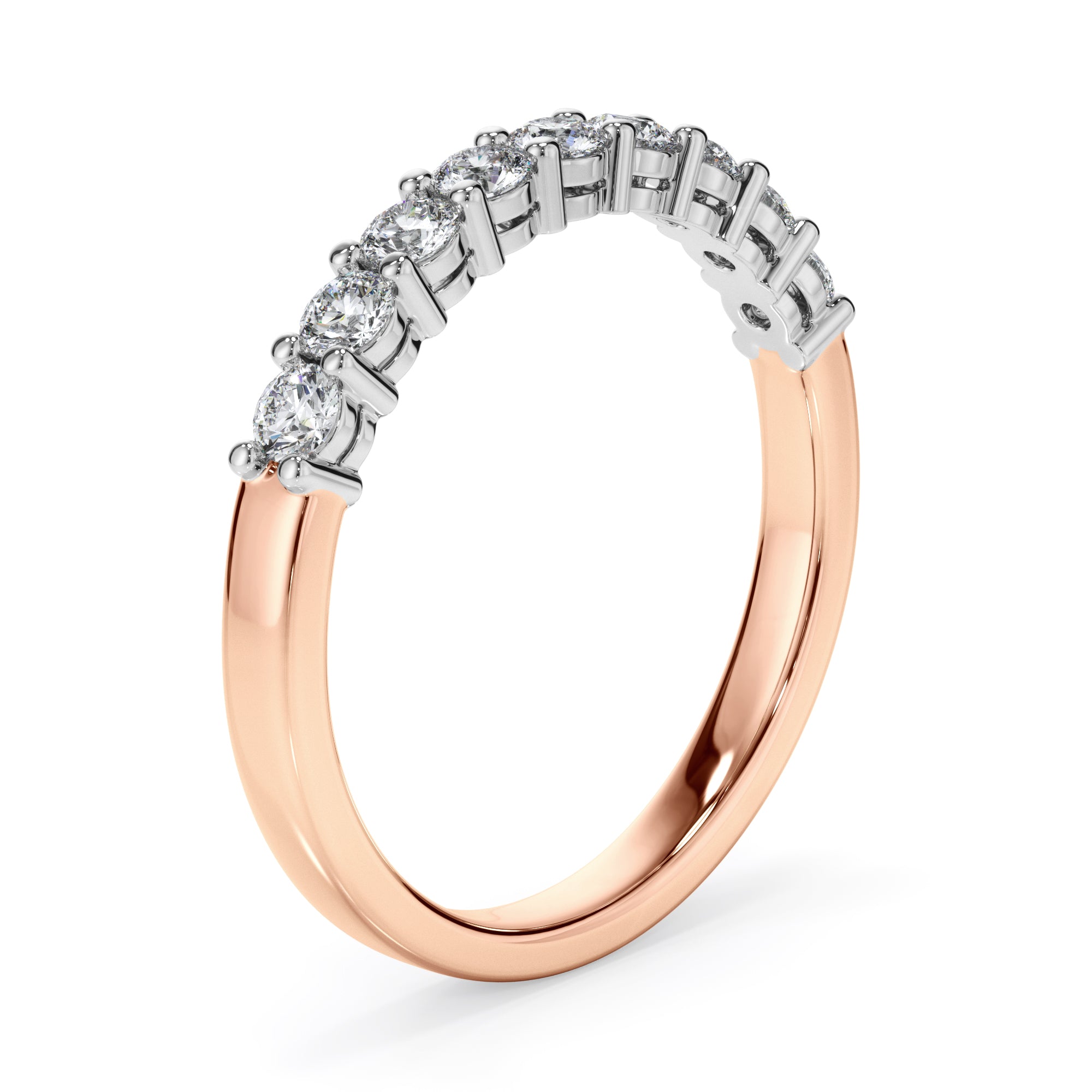 18ct Rose Gold 0.45ct Diamond Ring
