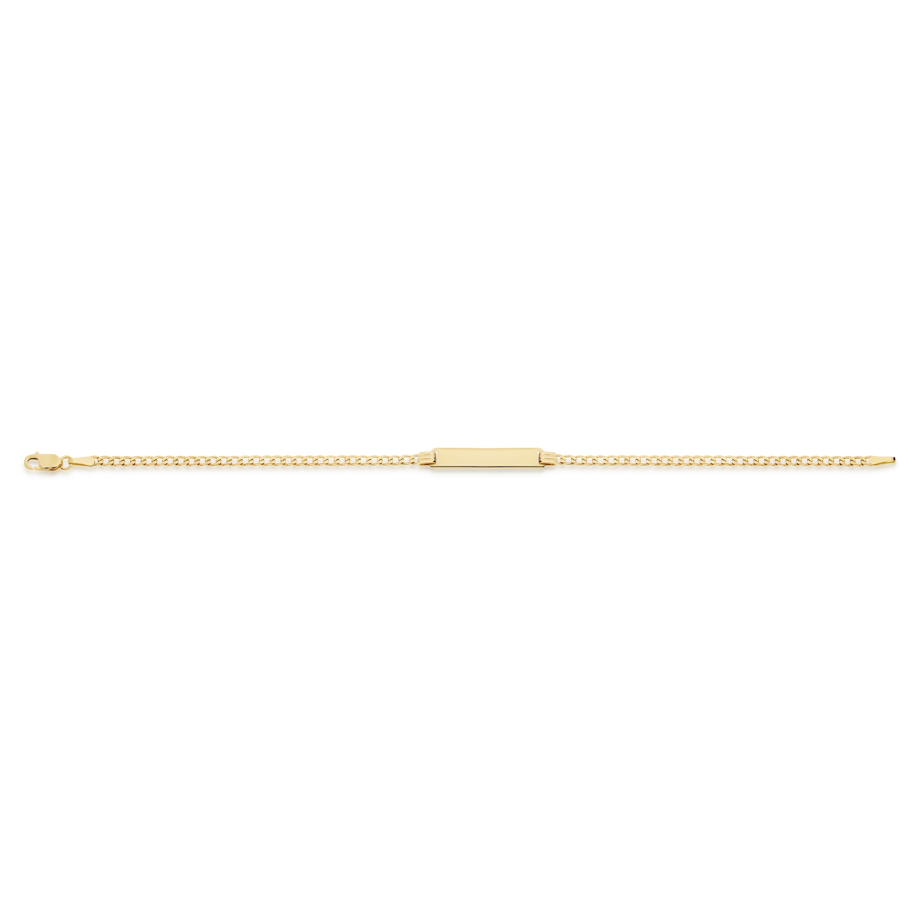 9ct Yellow Gold ID bracelet