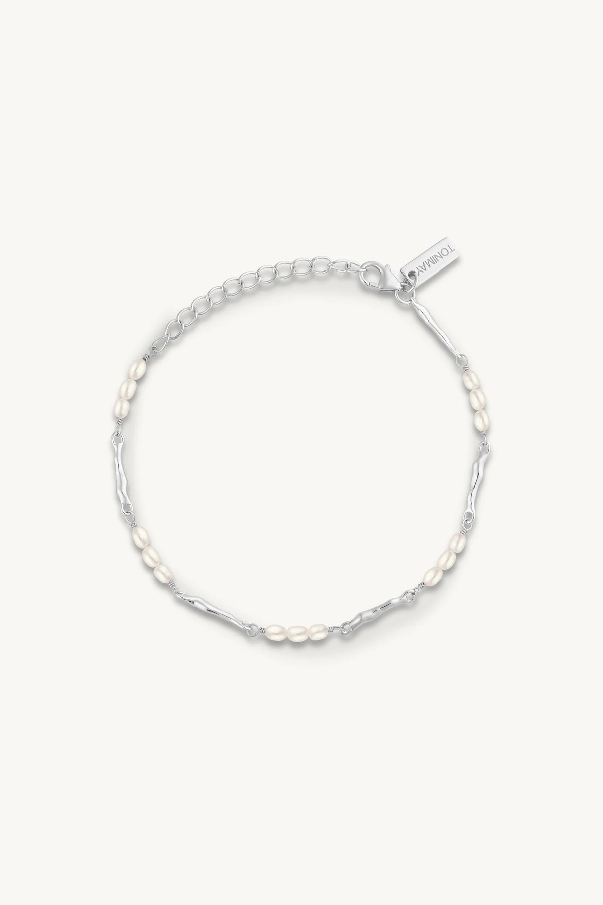 Toni May Aphrodite Pearl Silver Bracelet