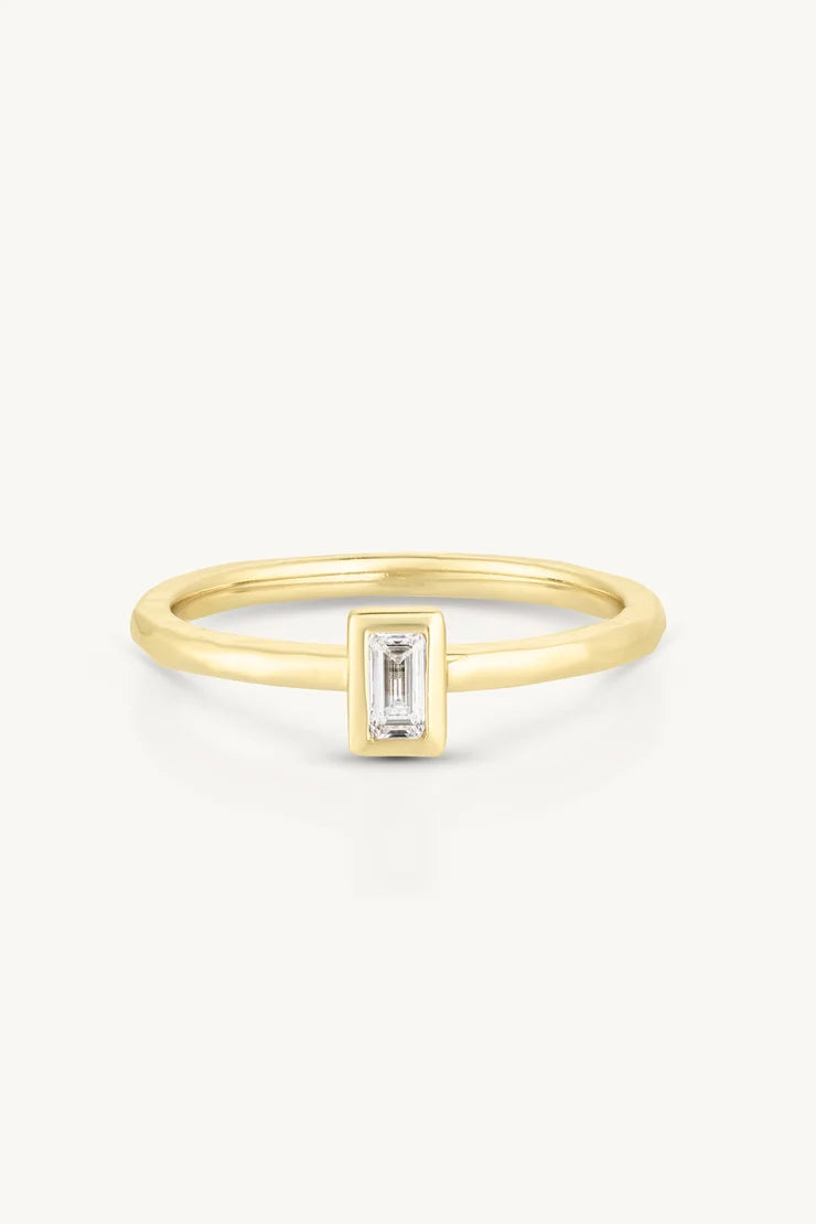 Toni May Petite April Topaz Gold Stacker