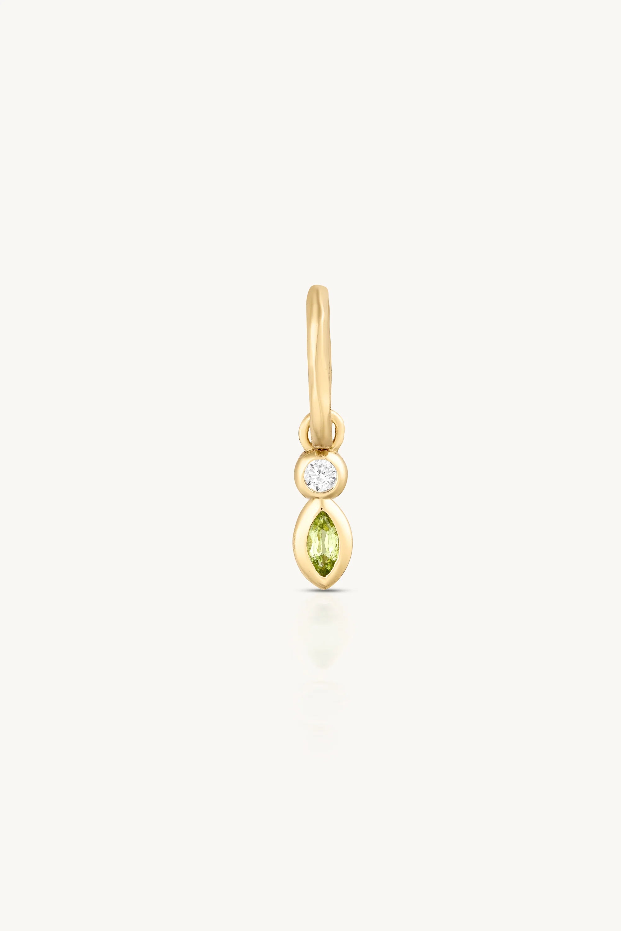Toni May August Peridot Petite Gold Charm