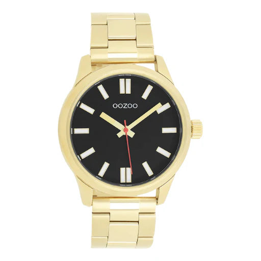 OOZOO Gold/ Black 40mm Watch