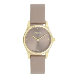 Oozoo Taupe/Gold Watch