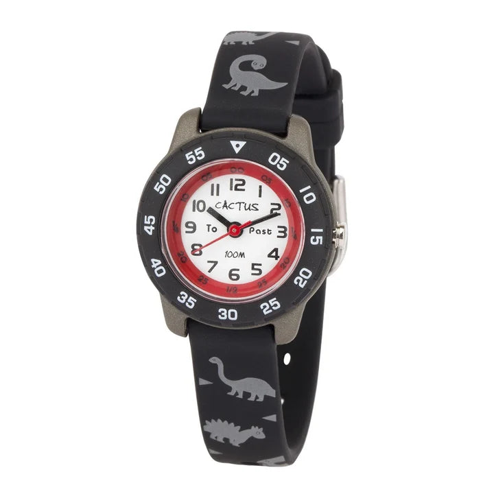 Cactus Junior - Time Teacher - Black / Dinosaur.
