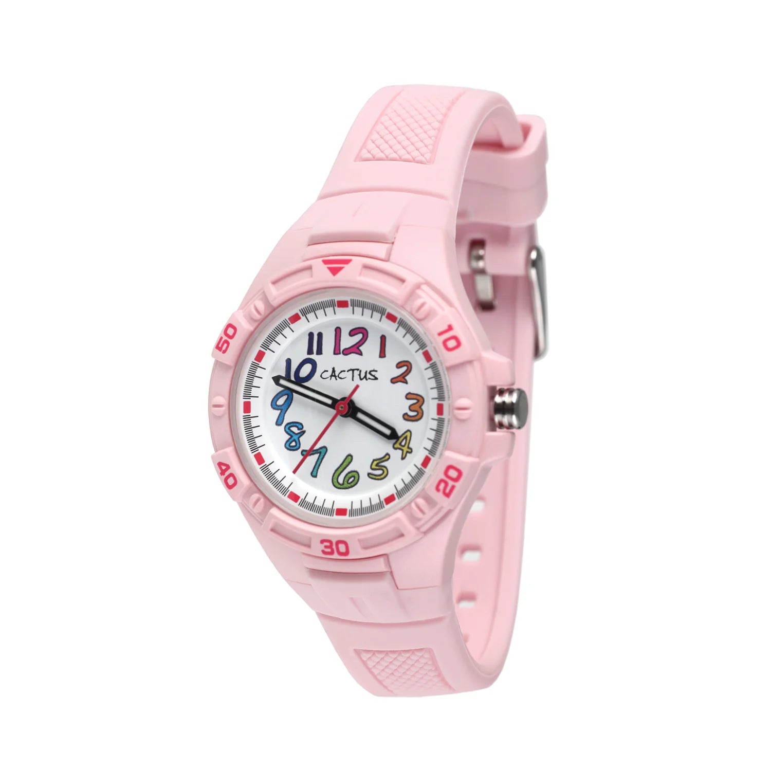 Cactus Rainbow - Everyday Kids & Teens Watch - Pink