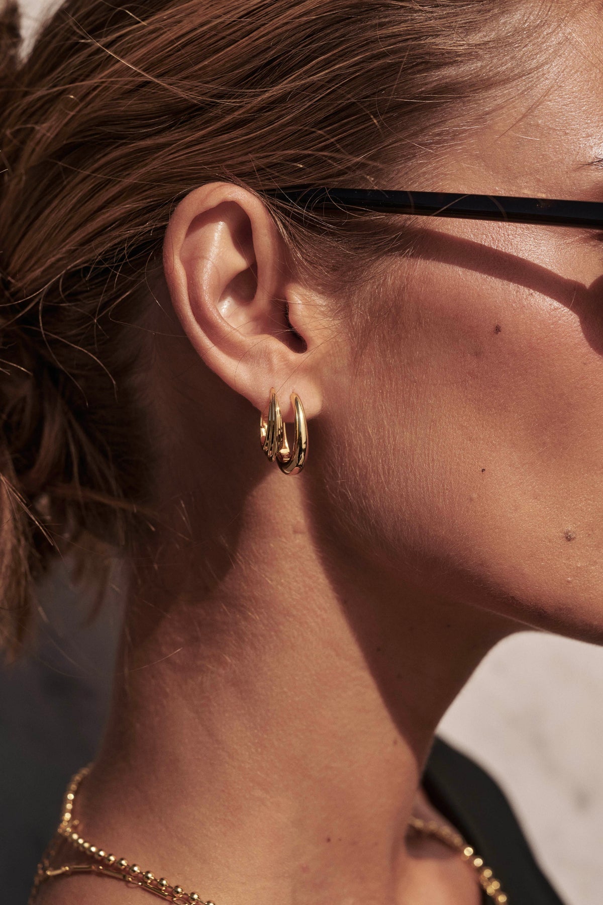 Zafino Marley Gold Hoop- Medium