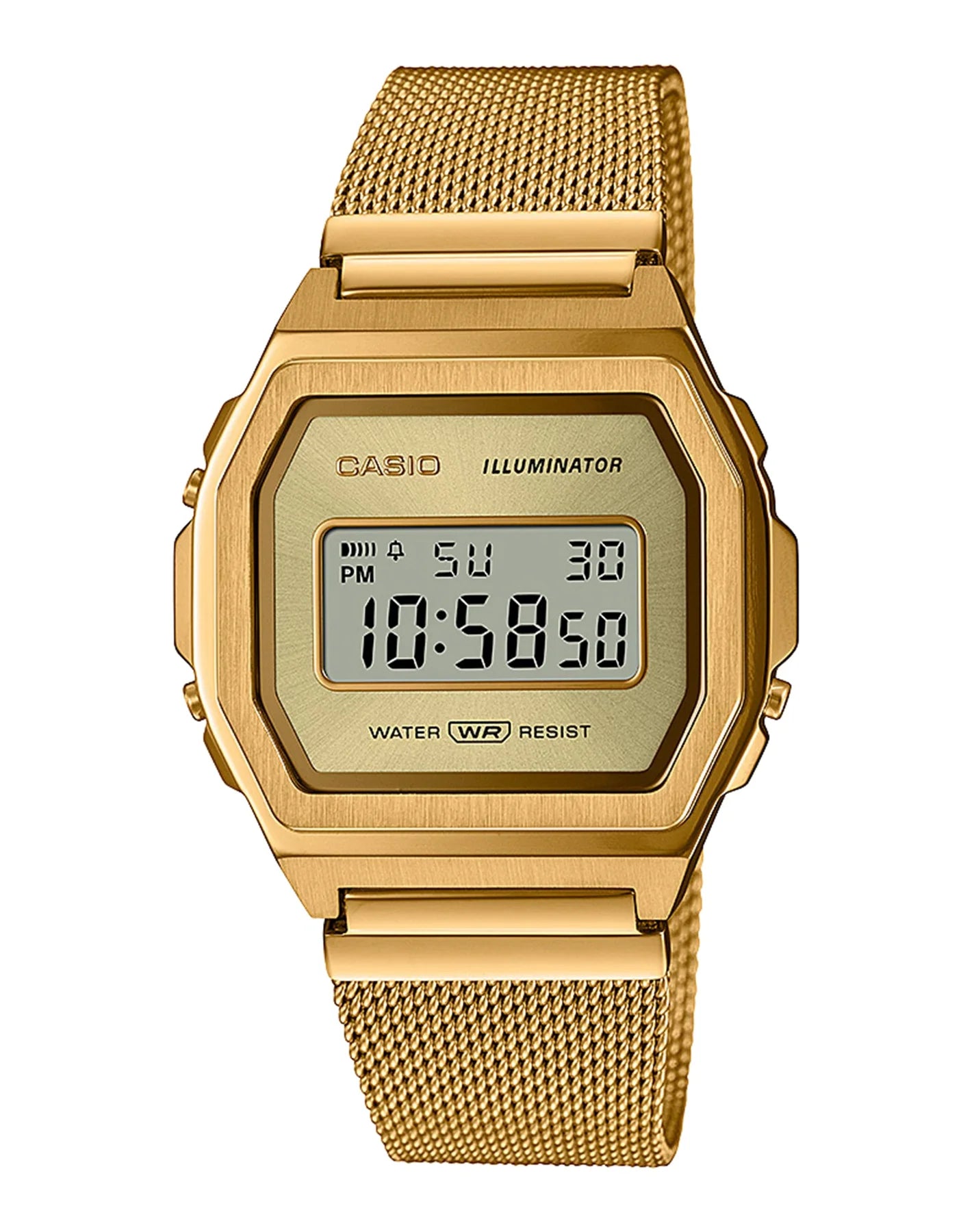 Casio Vintage Premium Digital Gold Watch A1000MG-9E