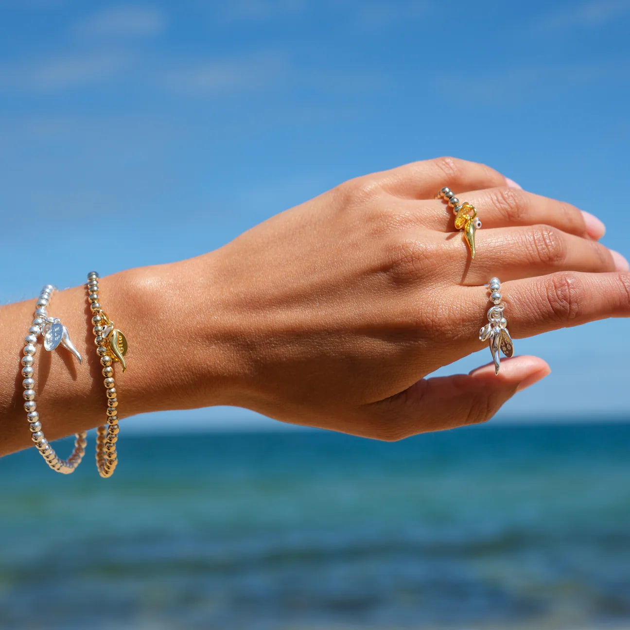 Sue Sensi Charming Chilli Bracelet 4mm Ball