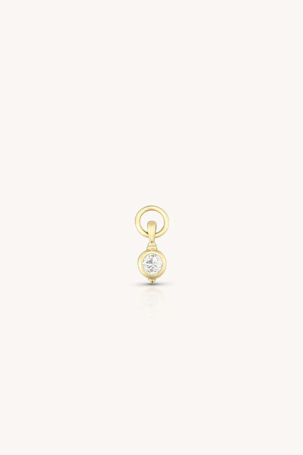Toni May Drop Gold Earring Charm Double Set