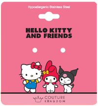 Couture Kingdom - ECC Sanrio My Melody Stud Earrings Silver