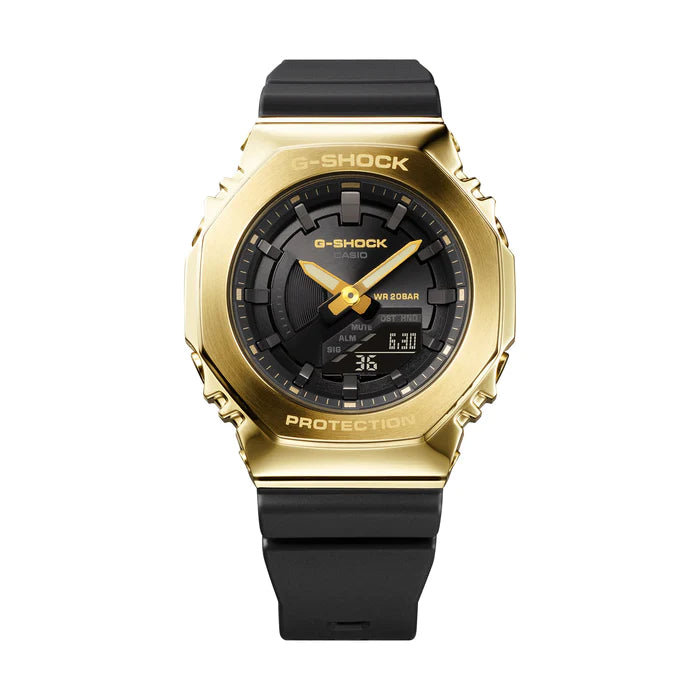 G Shock GMS2100GB1A gold Duo Mid Size Watch