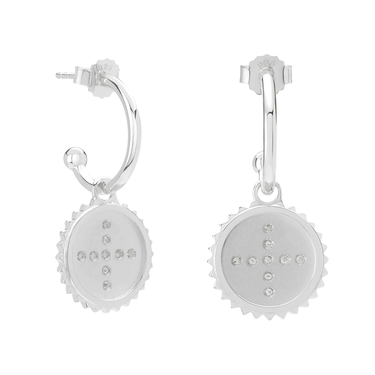 Murkani Halcyon Hoop Earrings in Sterling Silver