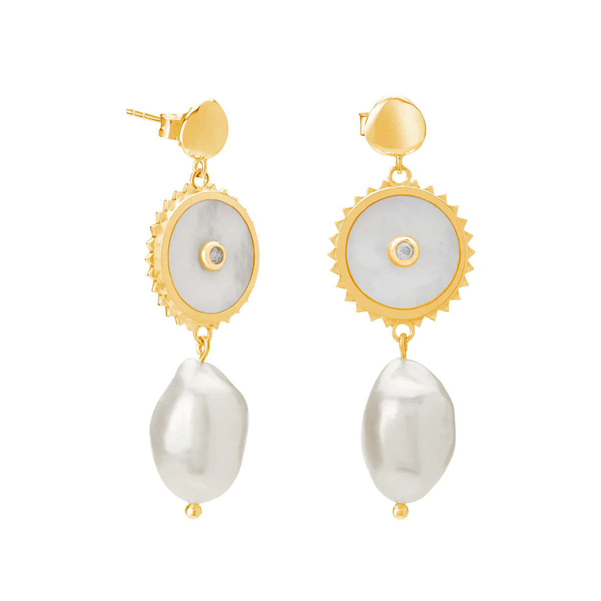 Murkani Manifest Earrings in 18ct Yellow Gold Plate