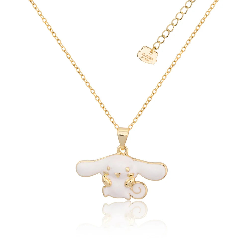 Couture Kingdom - Sanrio Hello Kitty Cinnamoroll Enamel Necklace Gold