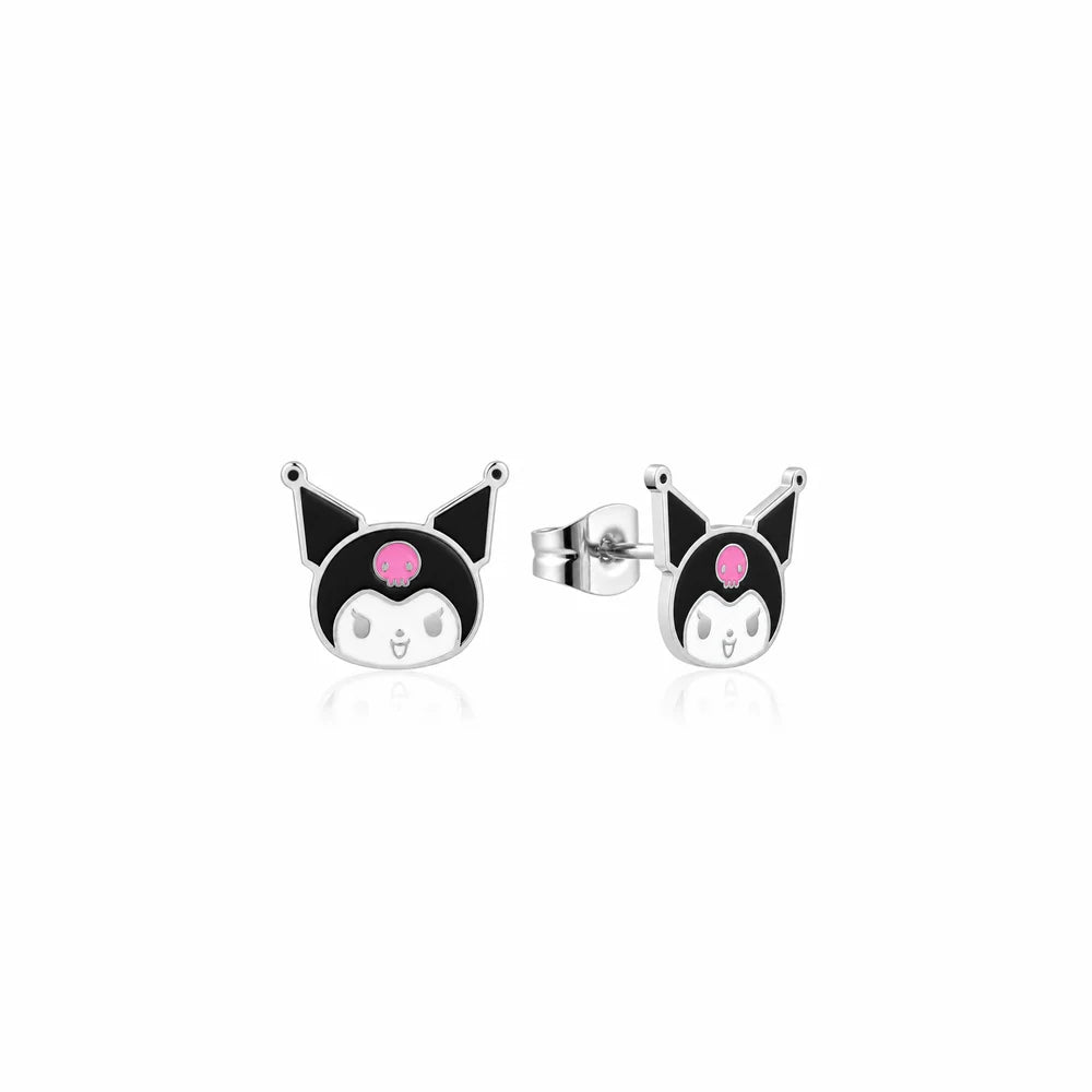 Couture Kingdom - ECC Sanrio Kuromi Head Stud Earrings