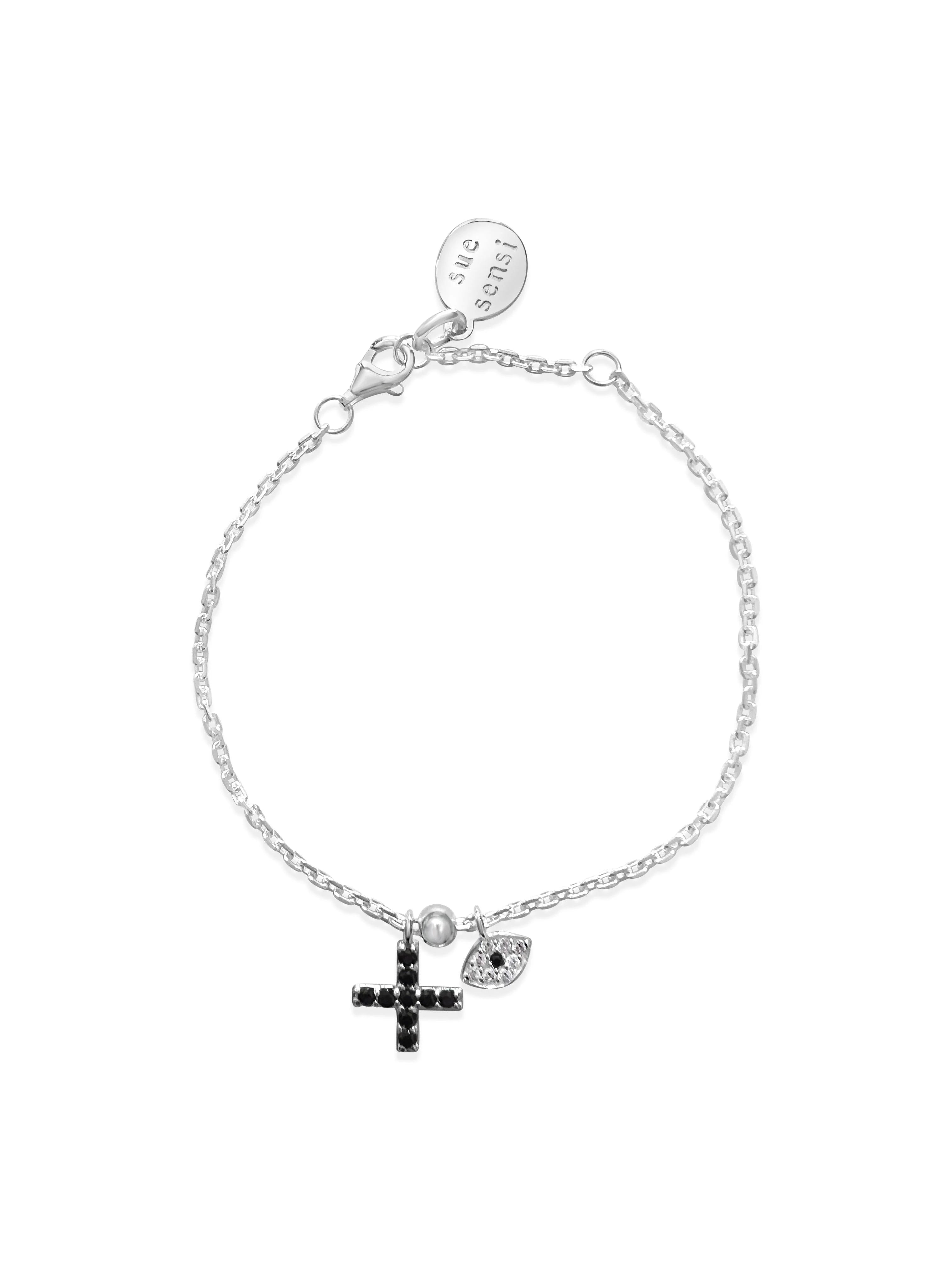 Sue Sensi Faith and Belief Bracelet- Black Onyx