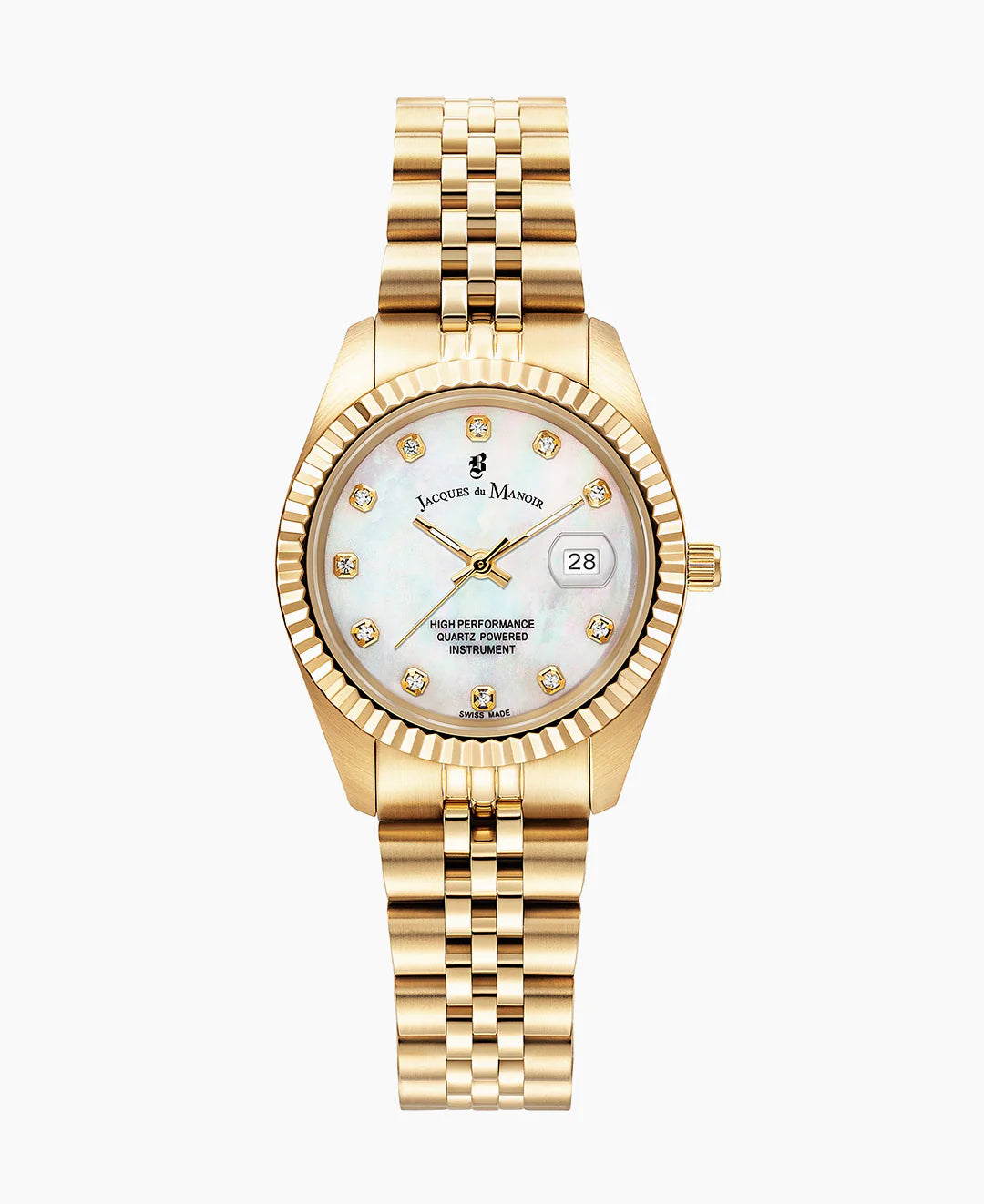 Jacques Du Manoir Inspiration Gold Mother of Pearl 31mm