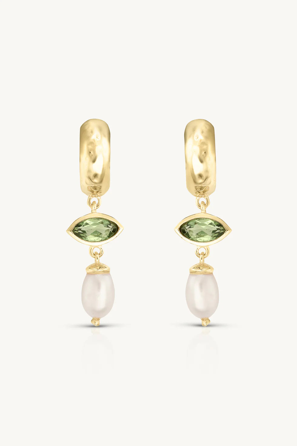 Toni May Juniper Apatite Gold Huggies