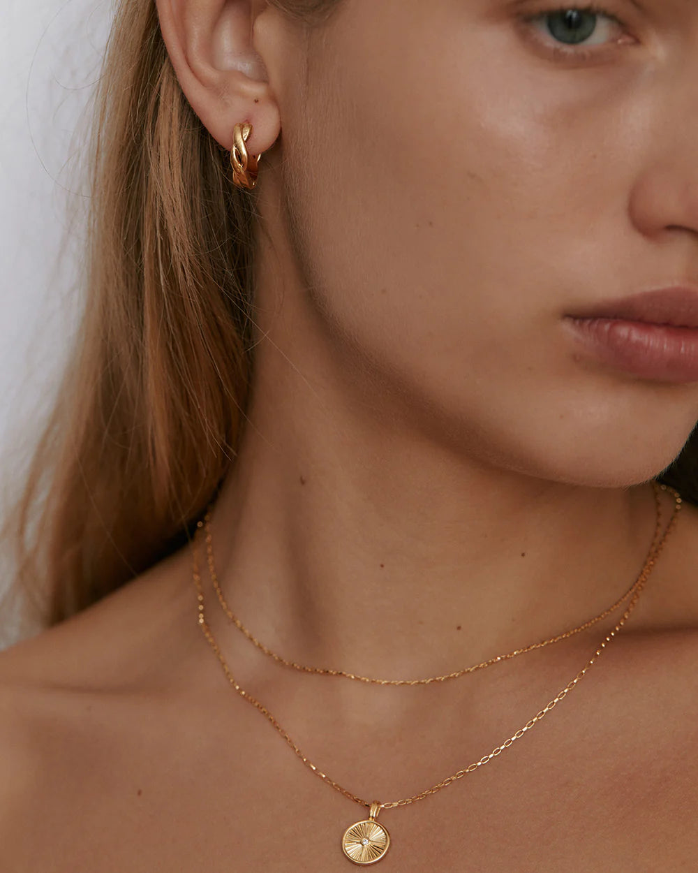 Kirstin Ash Idle Hoops- 18k Gold Plated