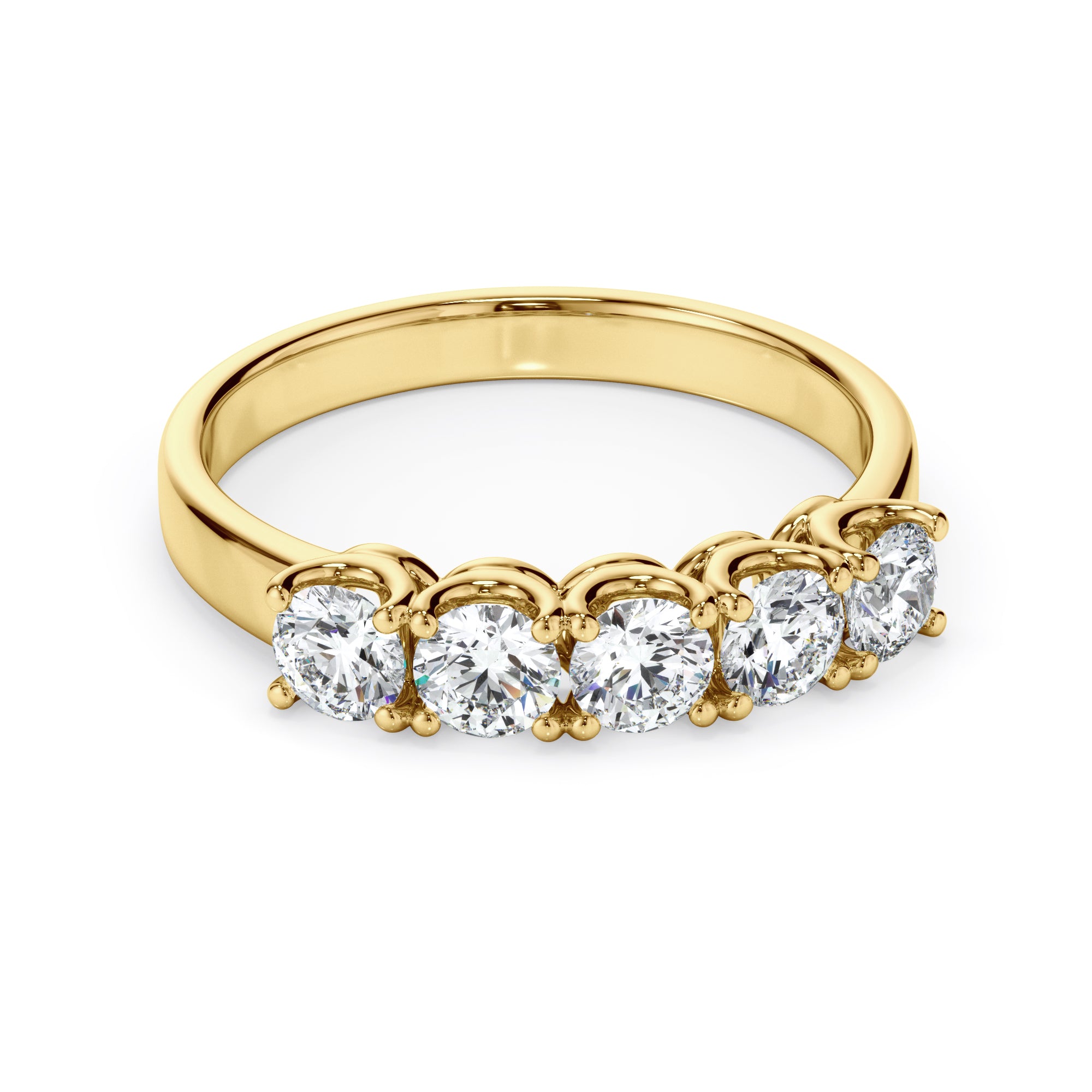 18ct Yellow Gold 1ct Stone Diamond Ring